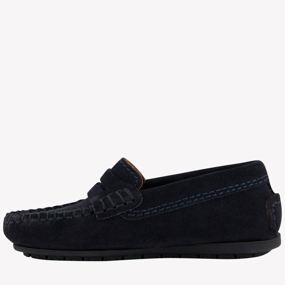 Atlanta Moccasin Unisex Shoes In Navy