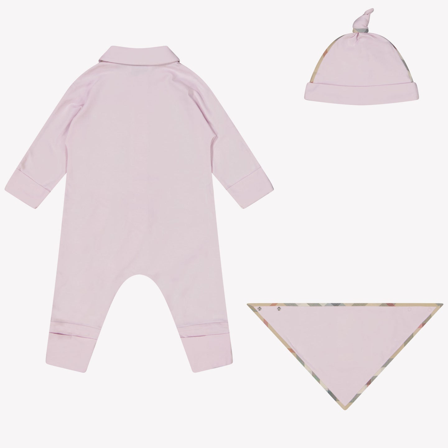 Burberry Hamilton Baby girls set in Light Pink