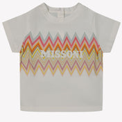 Missoni Baby Girls T-shirt White