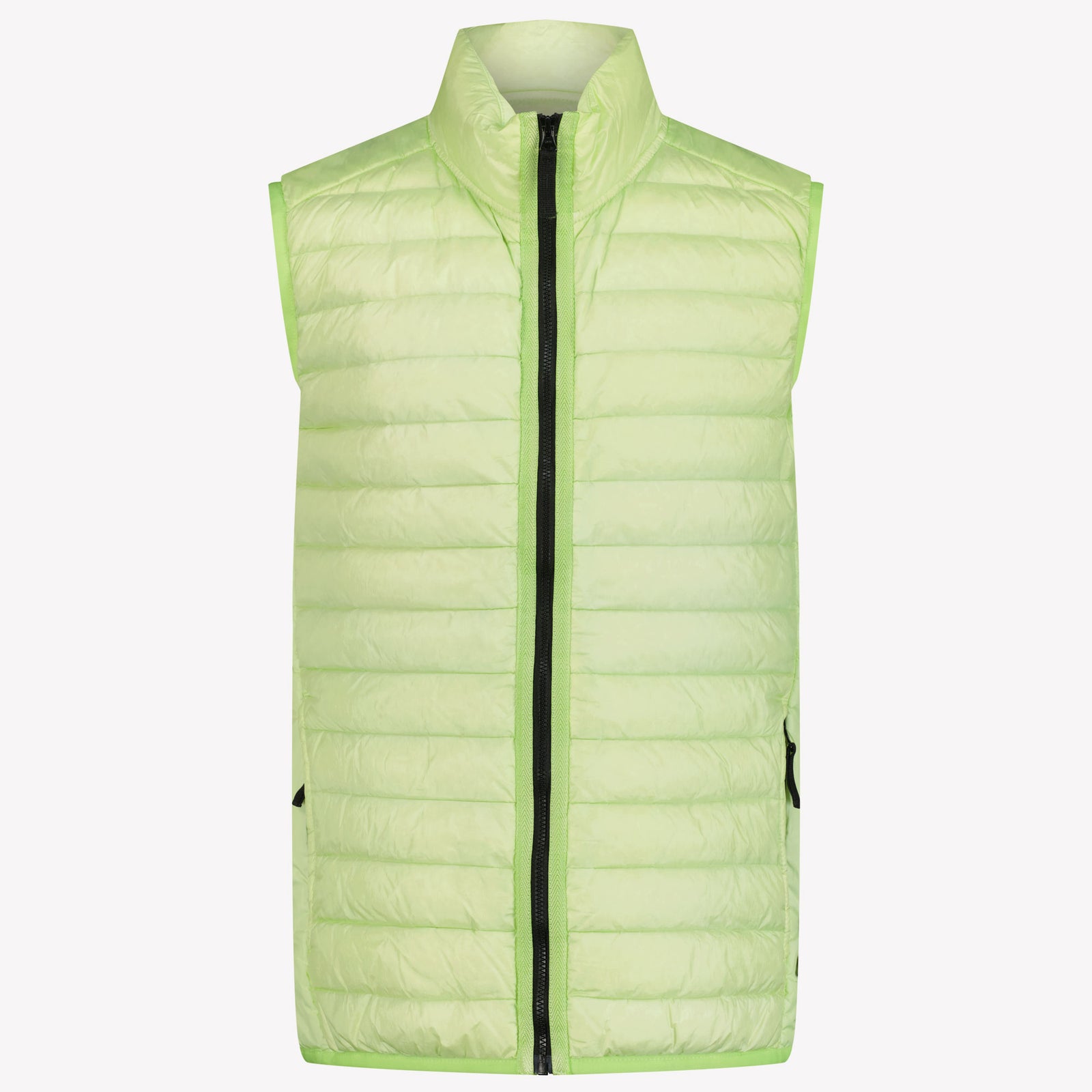 Stone Island Kids Boys Bodywarmer In Lime