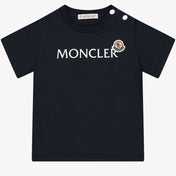 Moncler Bebek unisex t-shirt lacivert