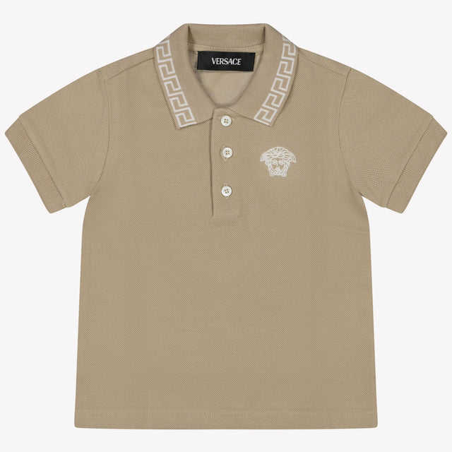 Versace Baby Boys Polo in Sand