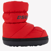Dsquared2 Unisex kar botları kırmızı