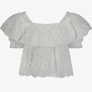 Mayoral Kinder Meisjes Blouse Wit 2Y