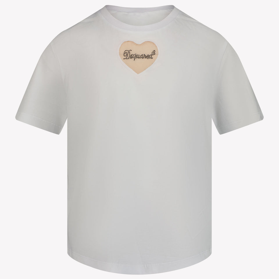 Dsquared2 Meisjes T-shirt Wit