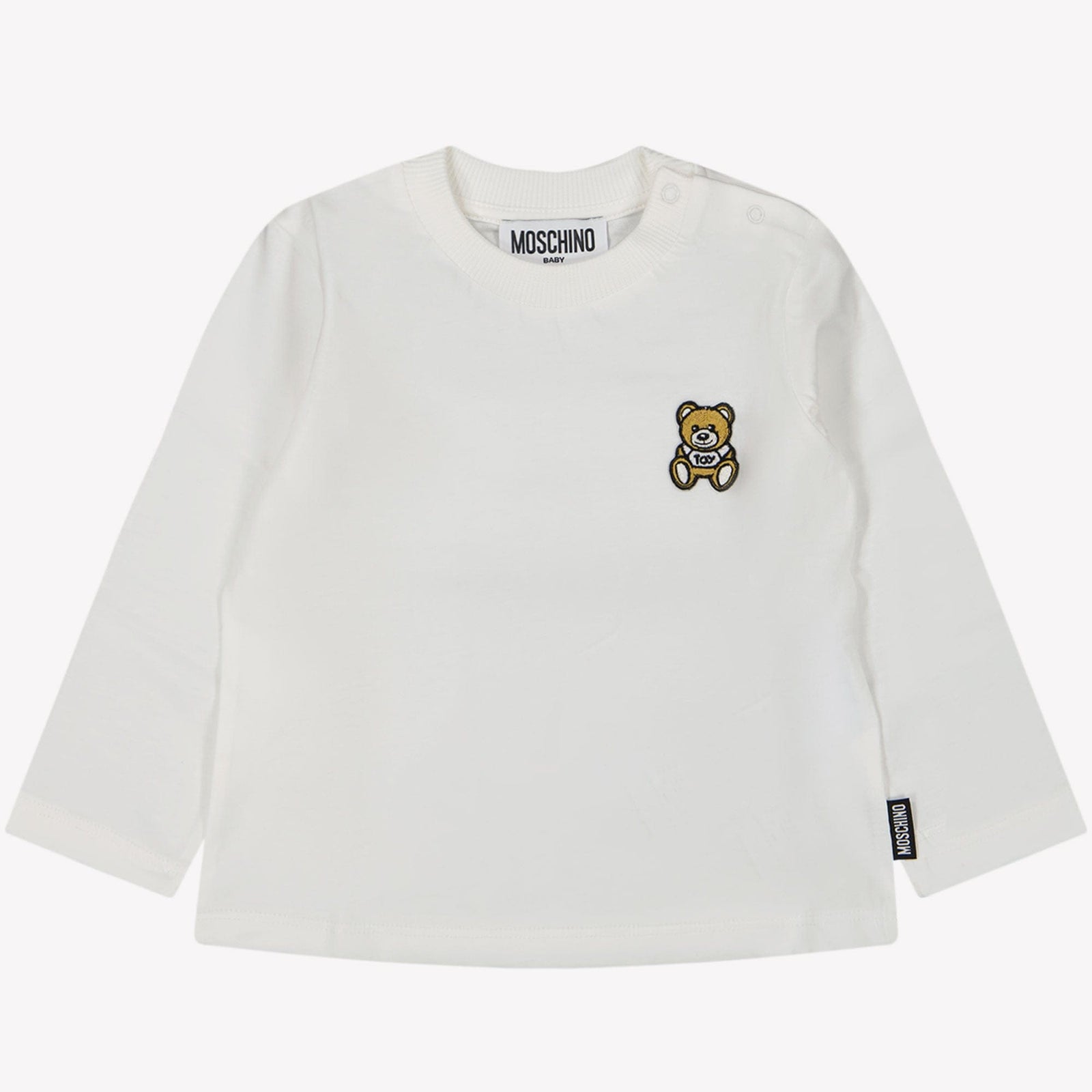 Moschino Baby Jongens T-shirt Off White 3/6