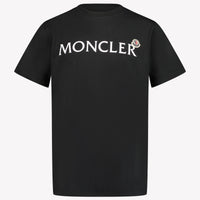 Moncler Kids Boys  T-Shirt Black