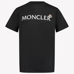 Moncler Kids Boys  T-Shirt Black