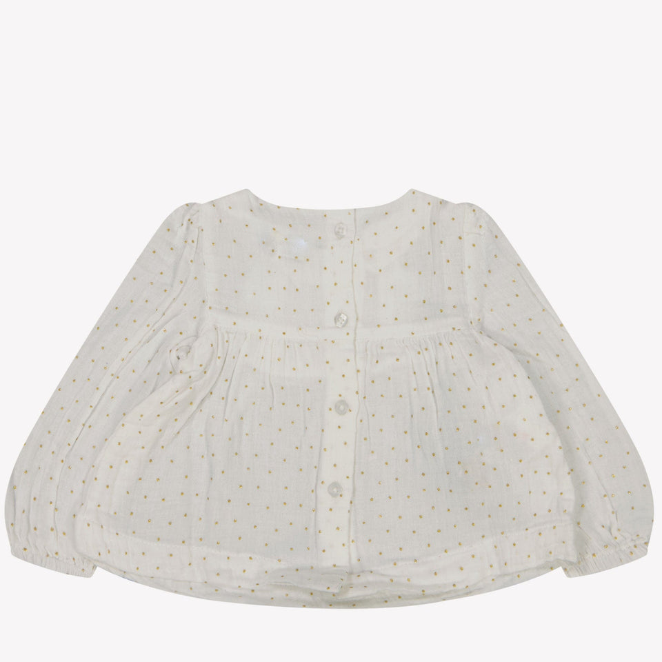 Mayoral Baby Meisjes Blouse Off White