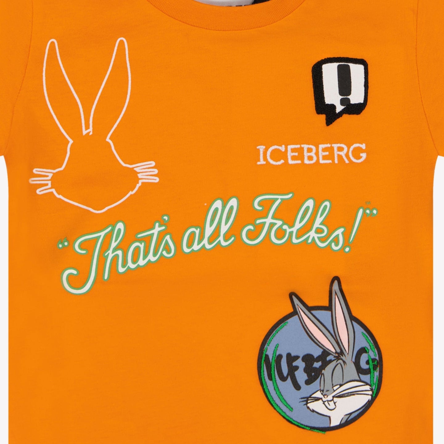 Iceberg Baby Jongens T-shirt Oranje 6 mnd