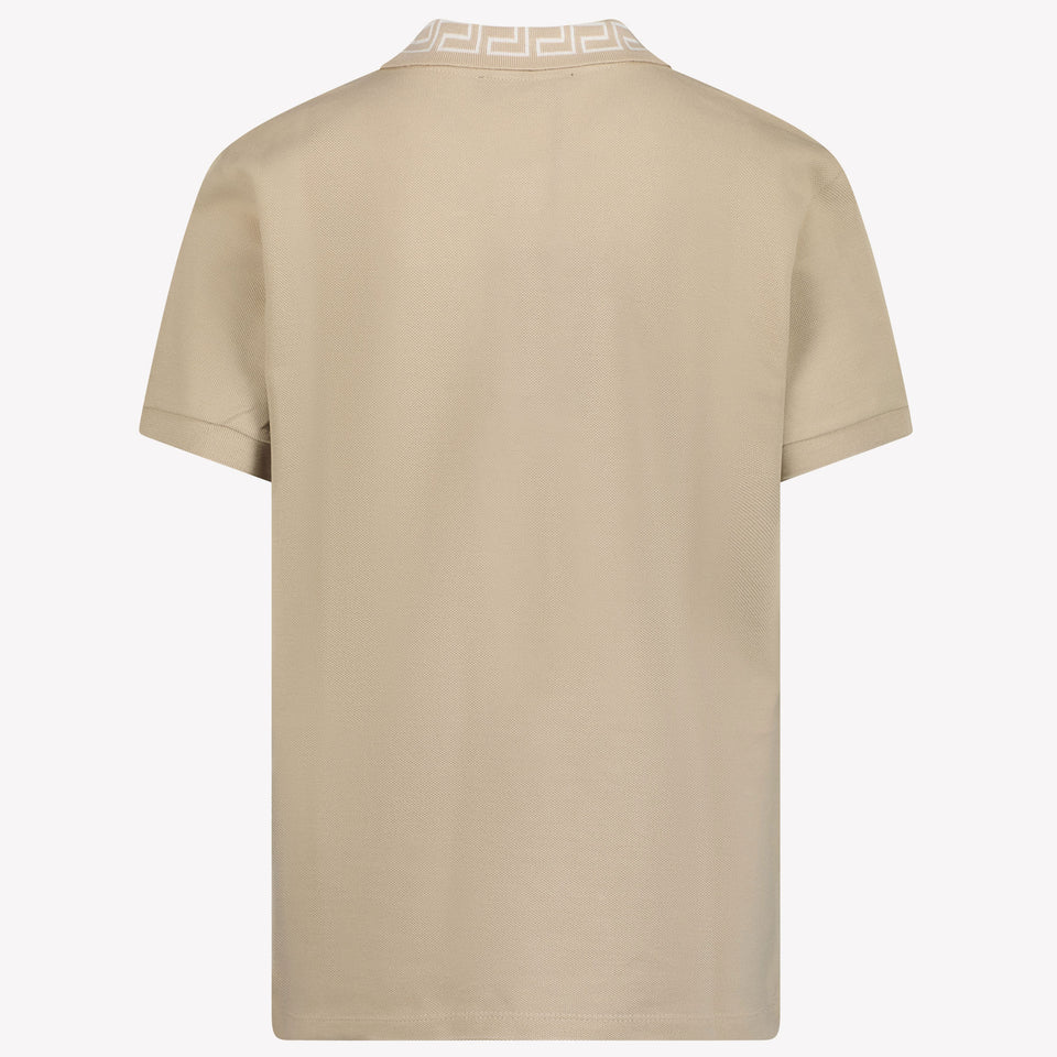 Versace Kids Boys Polo in Beige