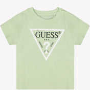 Tahmin et Bebek Erkekler Tişört Açık Yeşil