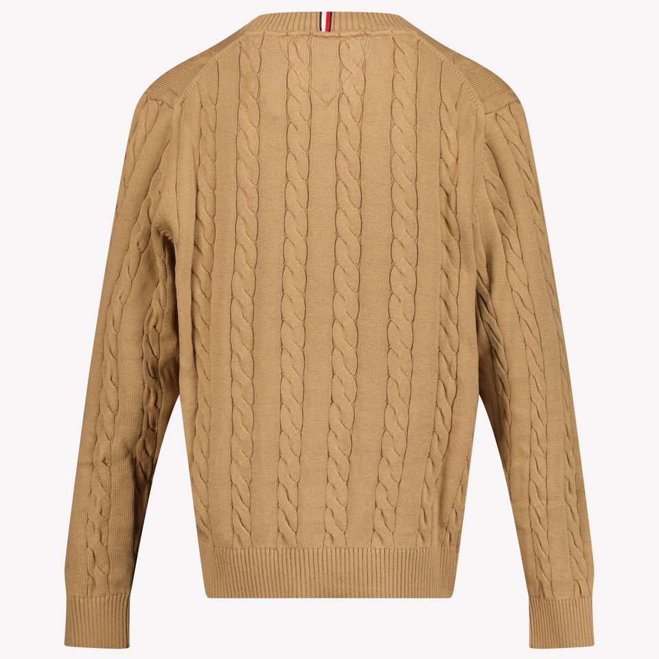 Tommy Hilfiger Kids Boys Sweater Camel