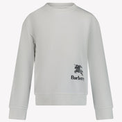 Burberry Kinder Unisex Sweater Beyaz
