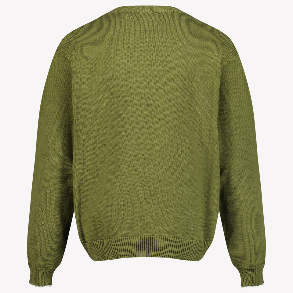 Off-White Boys sweater Olive Green