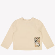 Burberry Baby Girls T-Shirt in Salmon