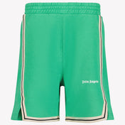 Palm Angels Kinder Jongens Shorts In Groen