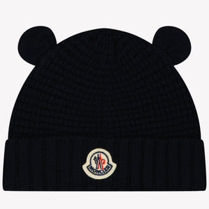 Moncler Baby Unisex Hat  Navy