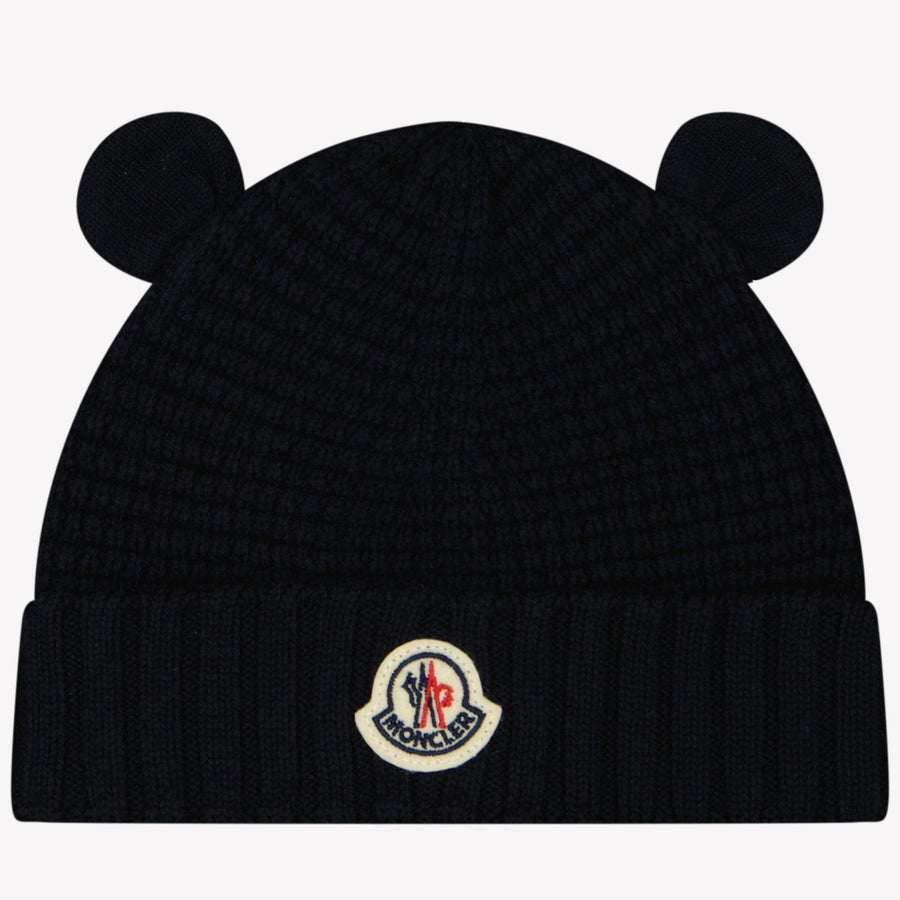 Moncler Baby Unisex Hat  Navy