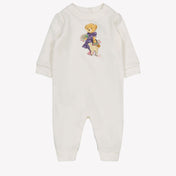 Ralph Lauren Baby girls box suit White