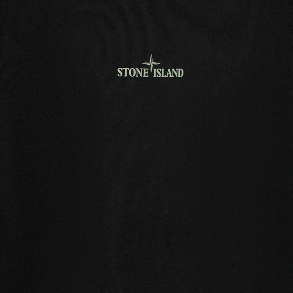 Stone Island Kinder Jongens Trui In Zwart