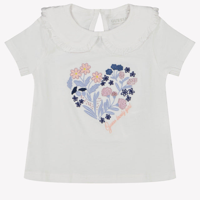 Guess Baby Girls T-Shirt in White