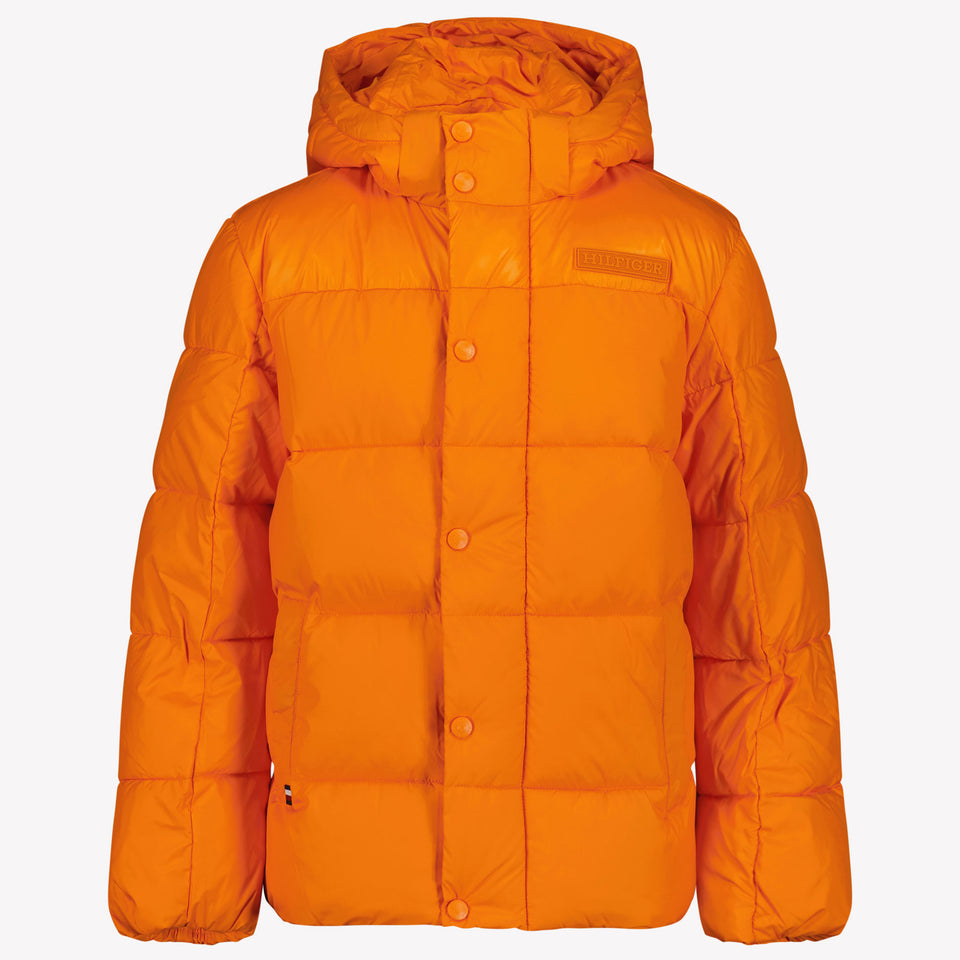 Tommy Hilfiger Jongens Winterjas Oranje