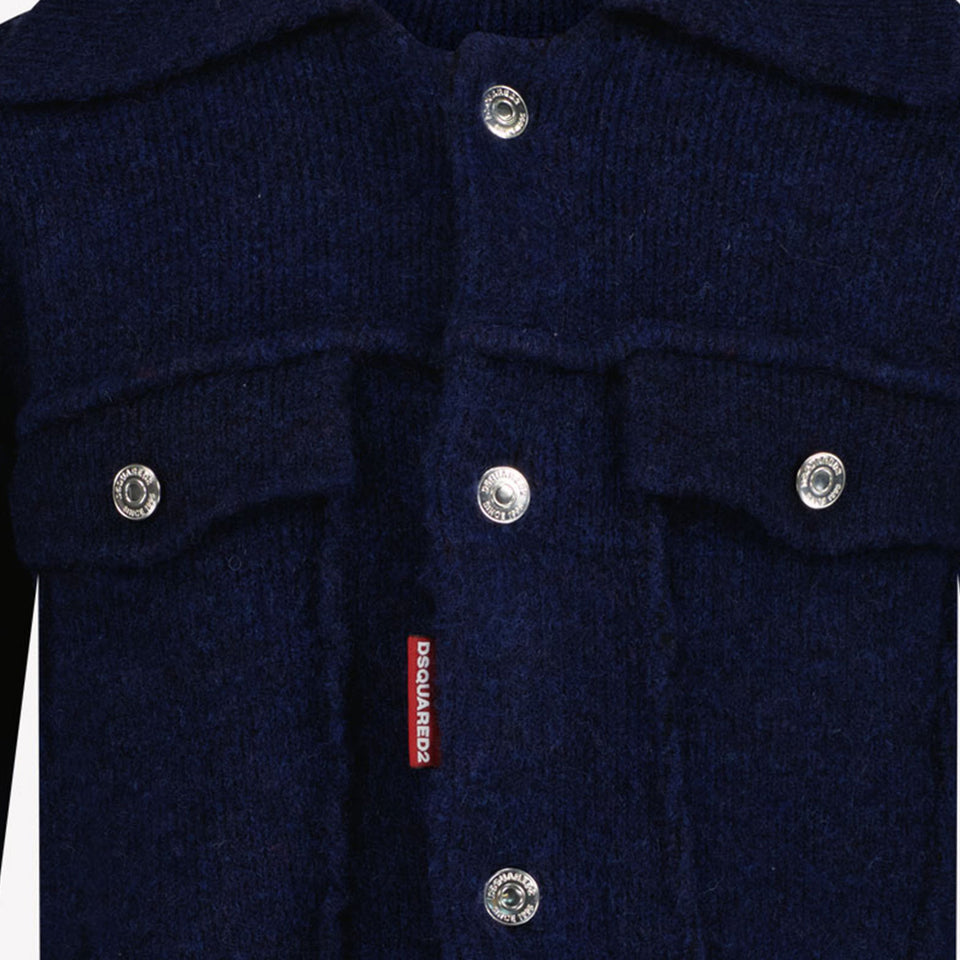 Dsquared2 Boys Cardigan Navy