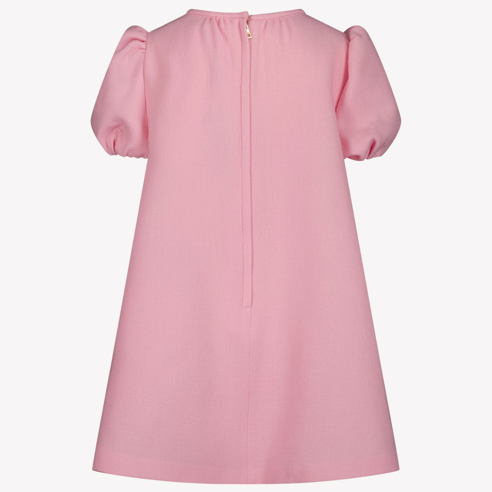 Dolce & Gabbana Kinder Meisjes Jurk In Licht Roze