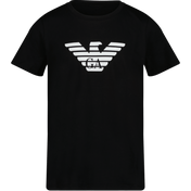 Armani Çocuk Boys T-Shirt Siyah