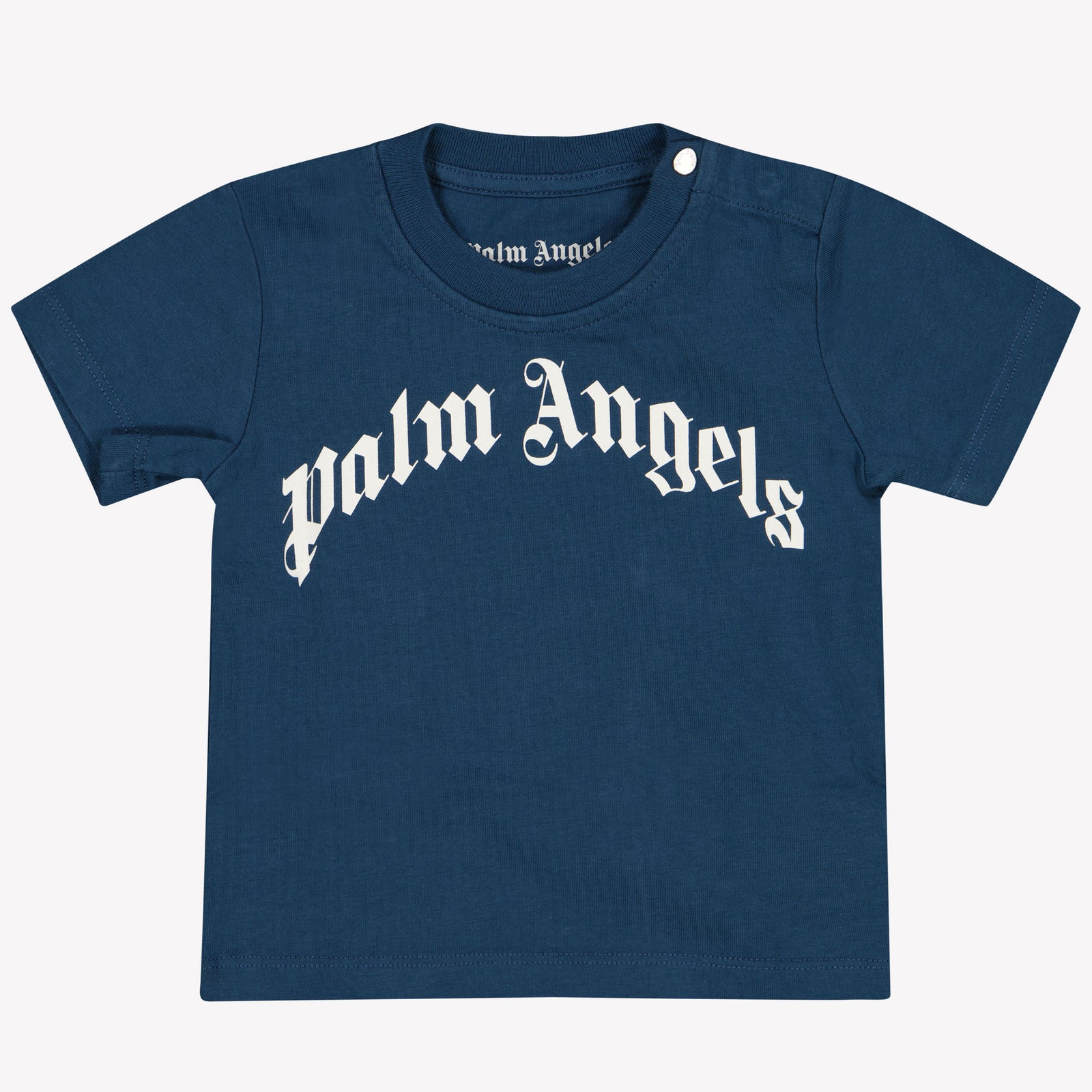 Palm Angels Baby Jongens T-Shirt In Blauw