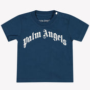 Palm Angels Baby Boys T-Shirt in Blue