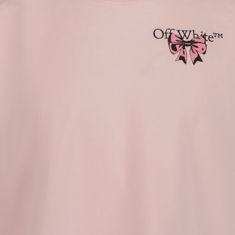 Off-white girls t-shirt Light Pink
