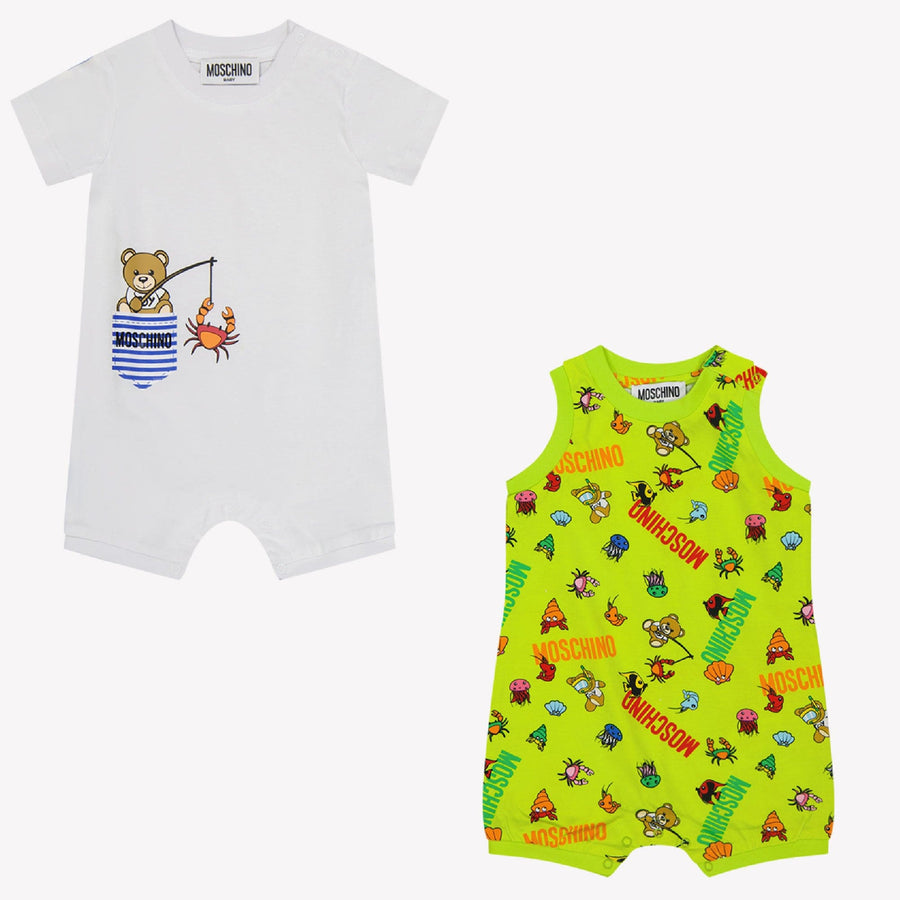 Moschino Baby Unisex Boxpakje Lime