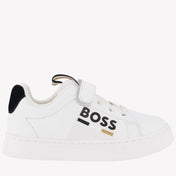 Boss Erkek spor ayakkabılar beyaz
