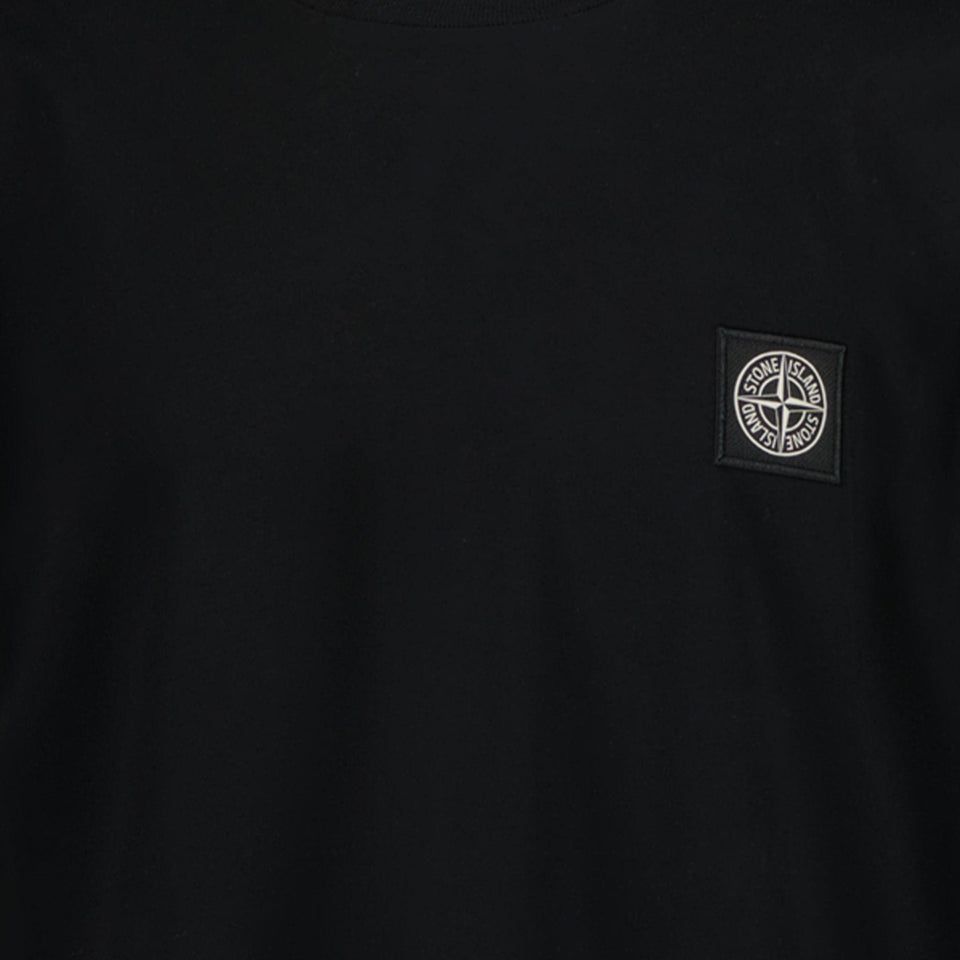 Stone Island Jongens T-shirt Zwart