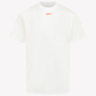 Off-White Kinder Unisex T-Shirt In Wit