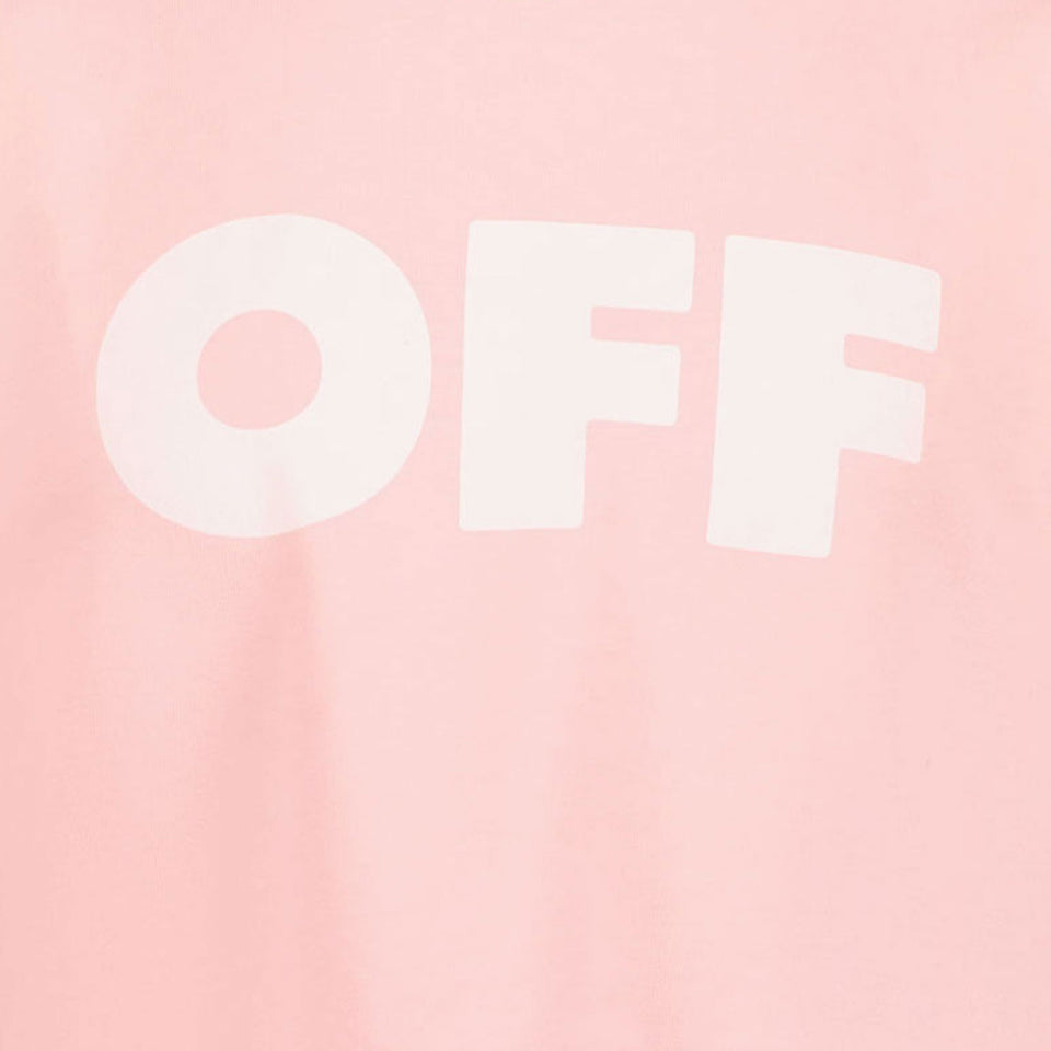 Off-White Children's girls in t-shirt Light Pink