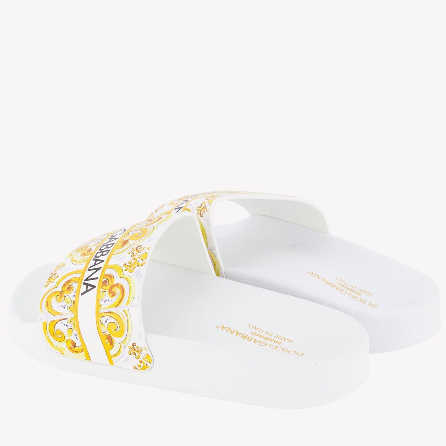 Dolce & Gabbana Meisjes Slippers Geel 28