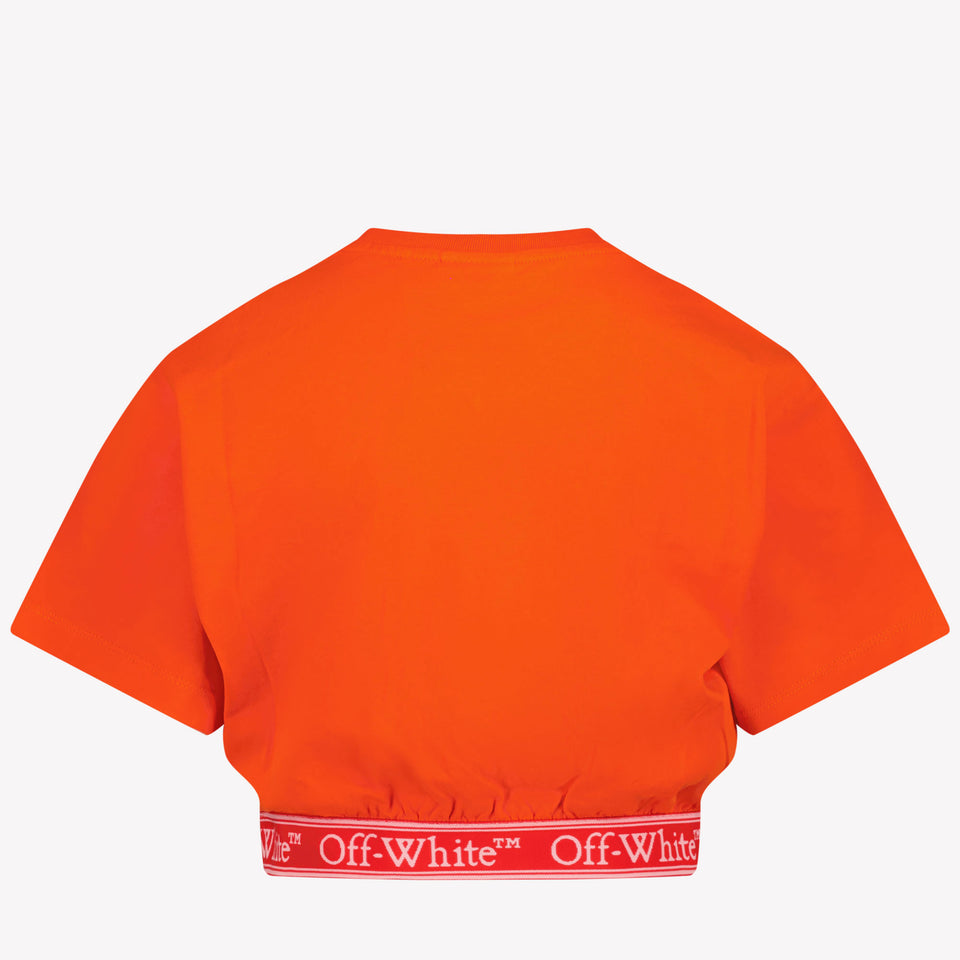 Off-White Kids Girls in T-Shirt Red