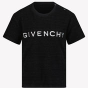 Givenchy Children's Girls Tシャツブラック