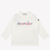 Moncler Baby Jongens T-Shirt In Wit