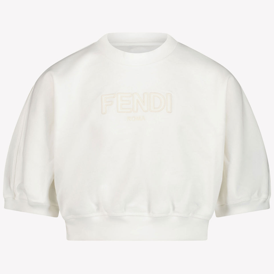 Fendi Children's girls in t-shirt White