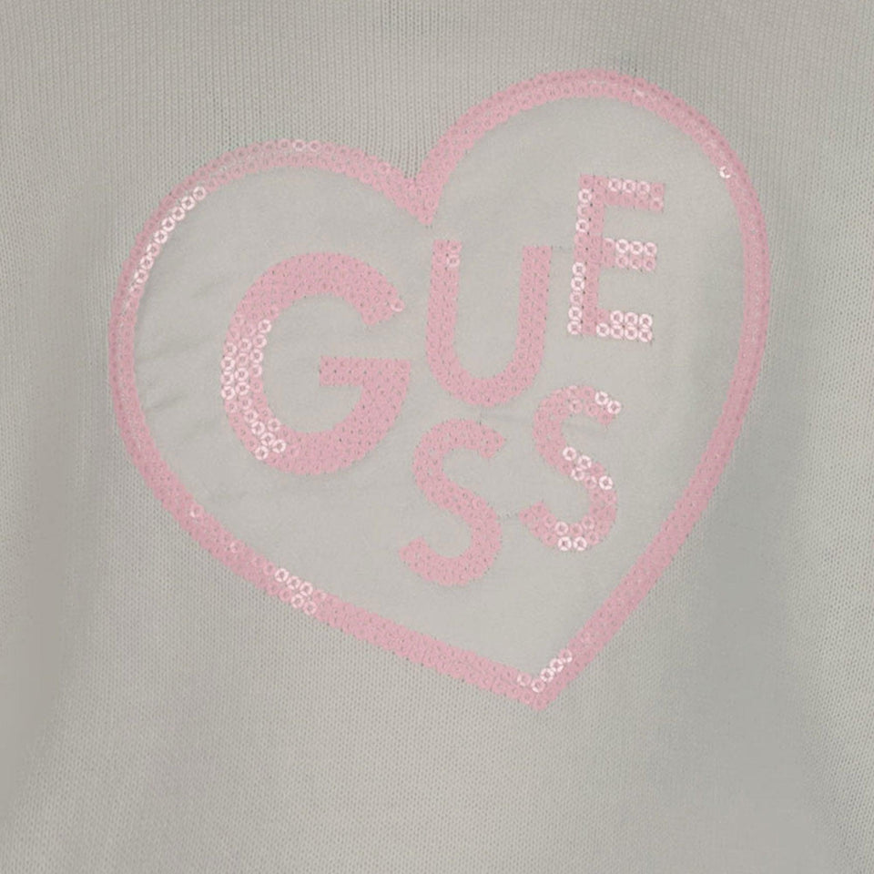 Guess Kinder Meisjes Trui In Off White