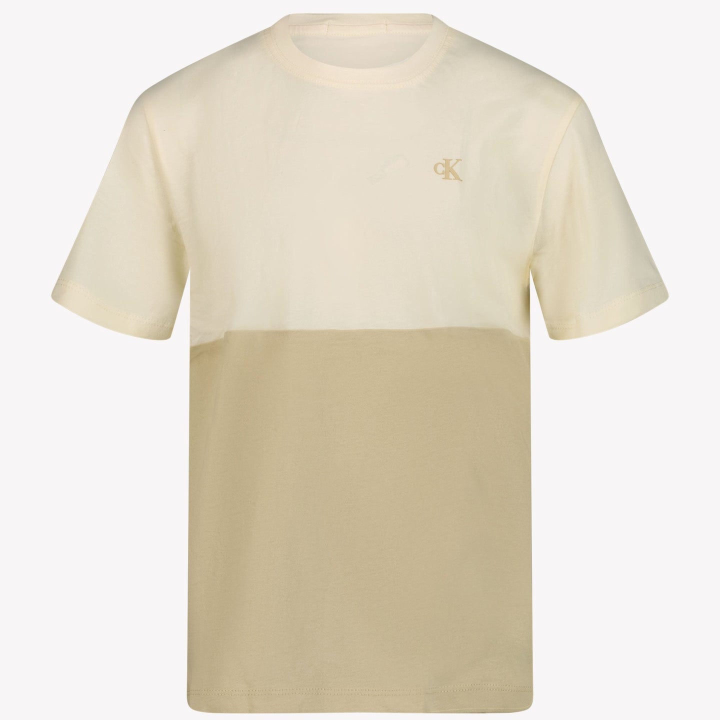 Calvin Klein Jongens T-shirt Beige 4Y