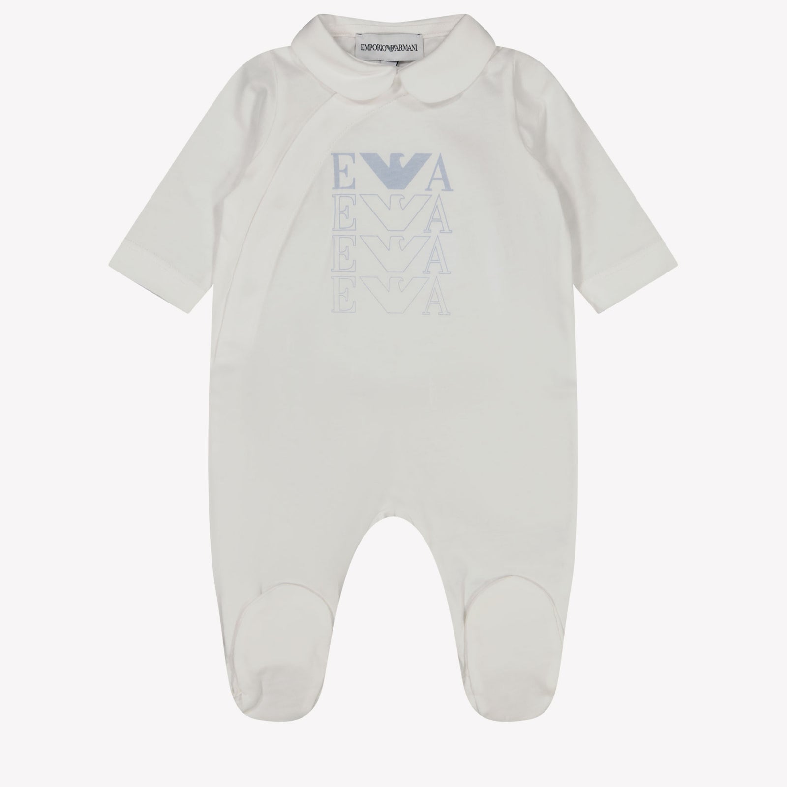 Armani Baby Boys Playsuit Light Blue