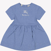 Burberry Bebek Bebek Elbise Açık Mavi