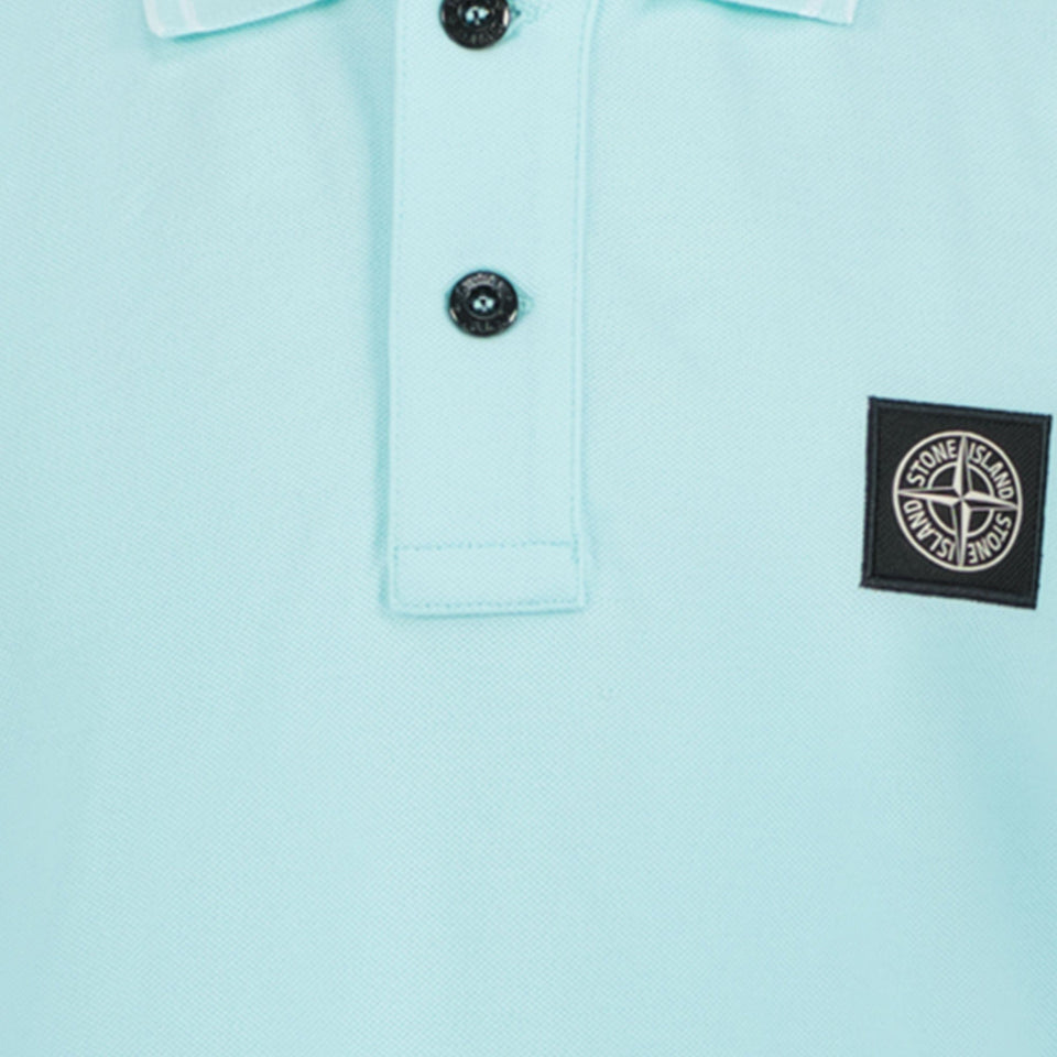 Stone Island Jongens Polo Turquoise