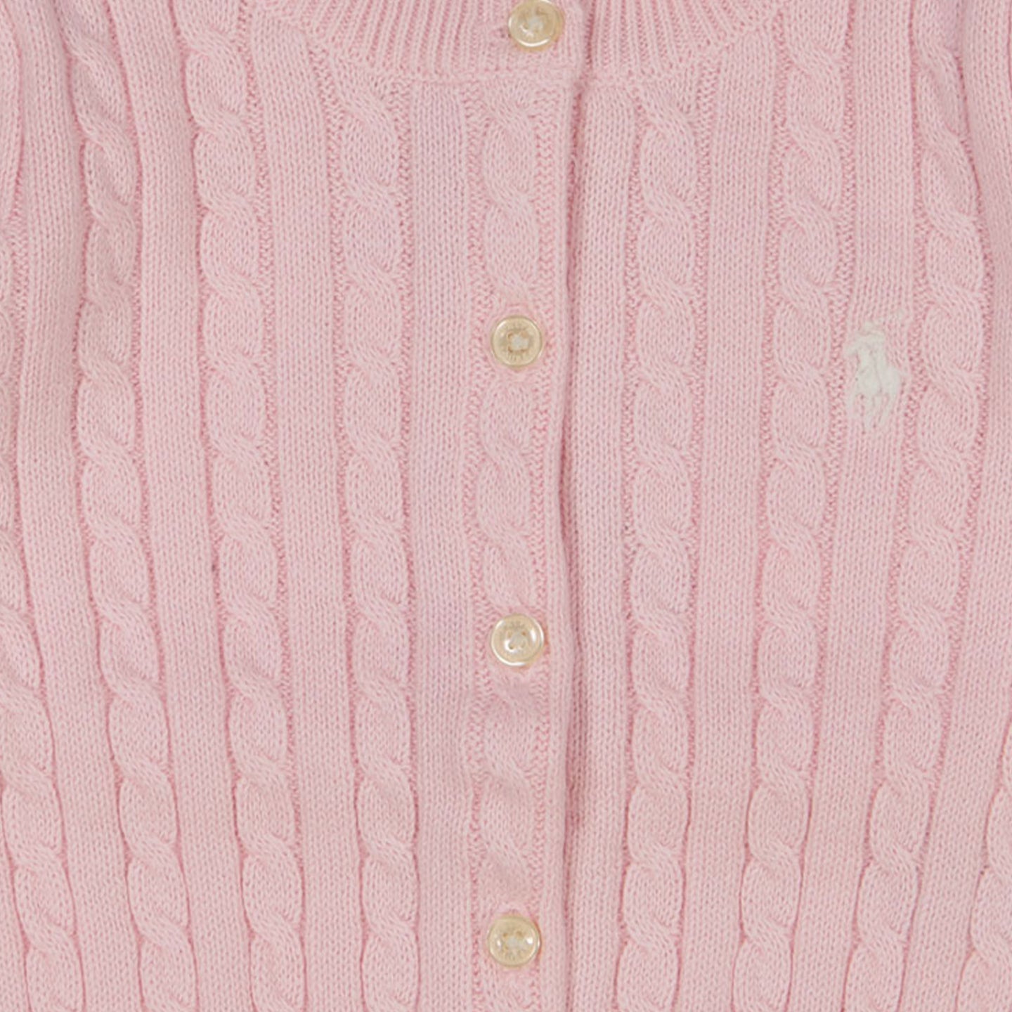 Ralph Lauren Baby Girls Cardigan in Light Pink