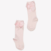 コンドルの女の赤ちゃん靴下ピンク